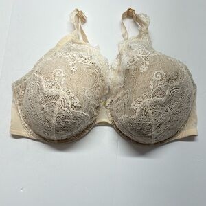 ThirdLove Cream Lace Bra Full Coverage Intimates